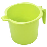 Heart Home Multiuses Square Large Lightweight, Unbreakable Strong Plastic Bathroom Mug, 2 Litre- Pack of 3 (Green)-50HH0852